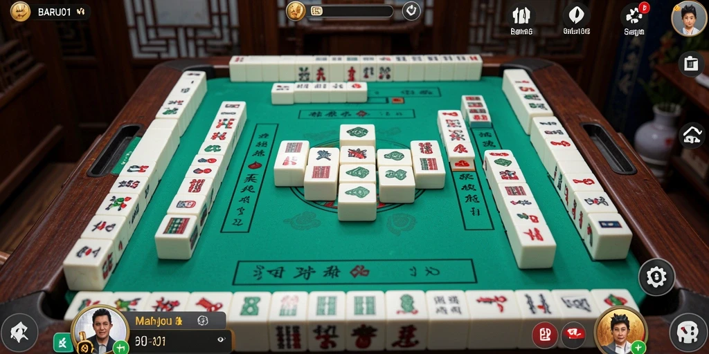 Tampilan gameplay Mahjong BARU01 yang menarik dan menantang.