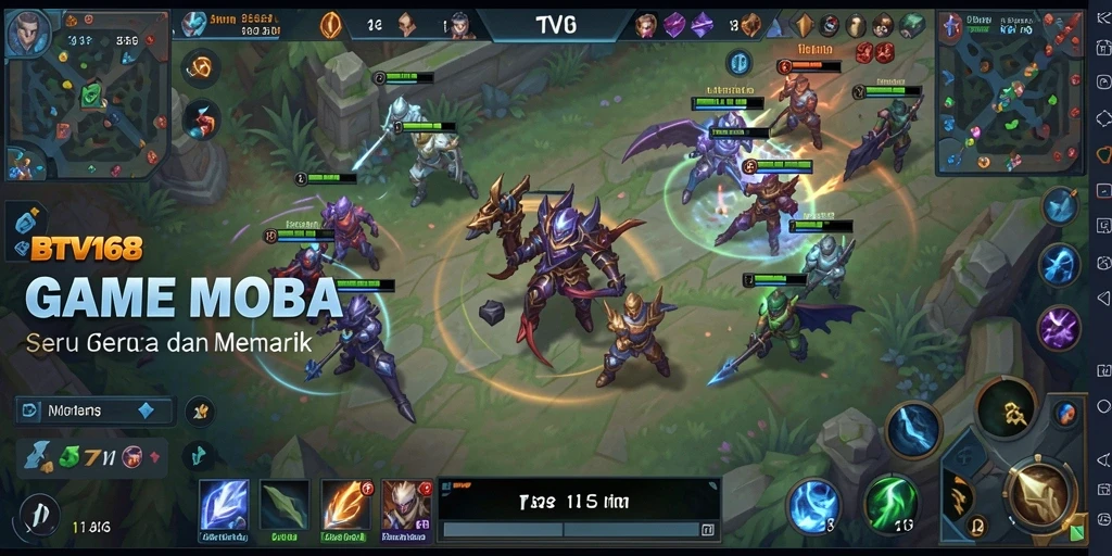 Tampilan dinamis gameplay BTV168 yang menarik dan seru.