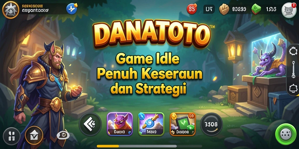 Tampilan gameplay Idle yang menarik dan mudah dipahami.