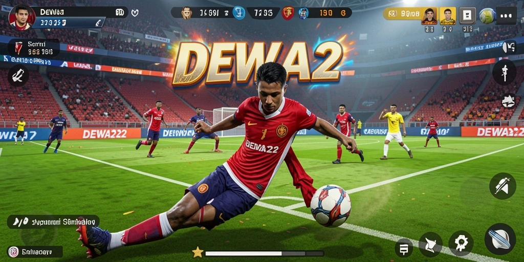 Tampilan gameplay seru dari aplikasi DEWA22.