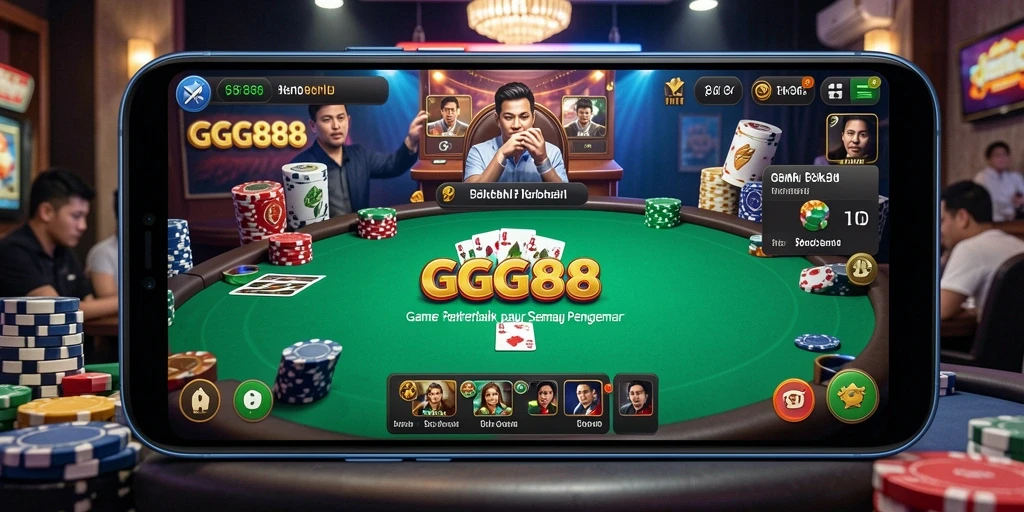 Gameplay menarik di GGG888 yang diwarnai dengan keseruan Poker.