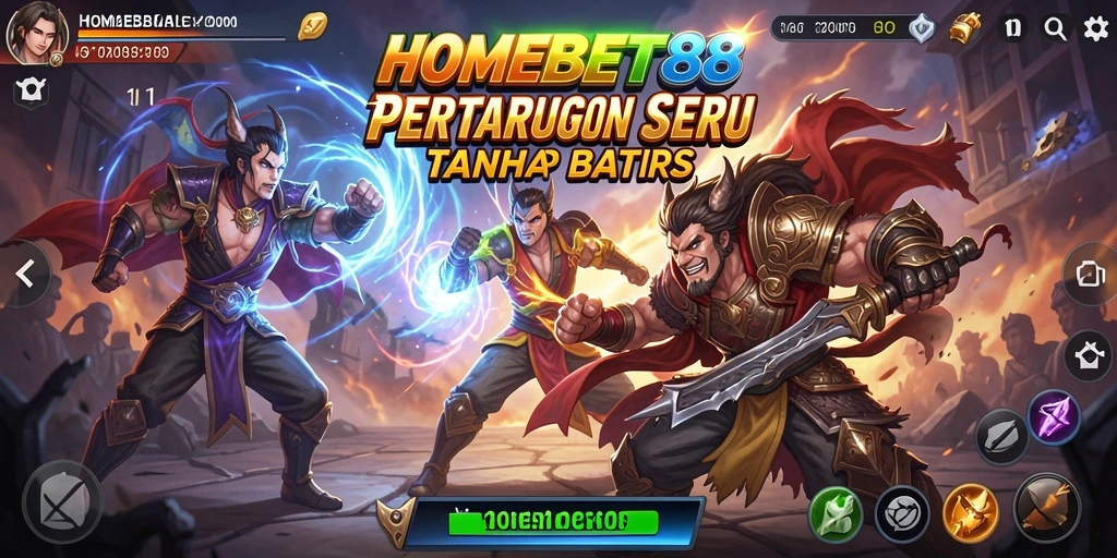 Gameplay seru dan pertarungan mendebarkan di HOMEBET88.