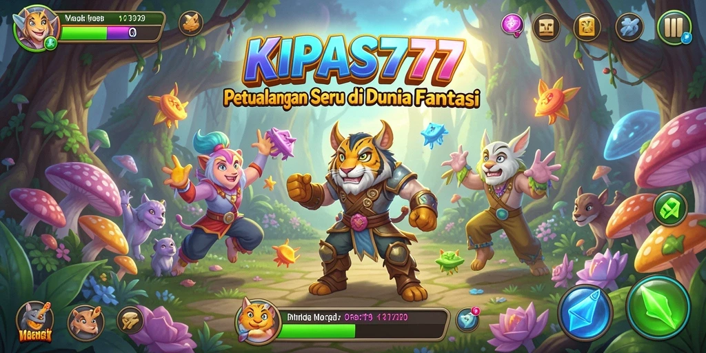 Melihat karakter menjelajahi dunia fantasi KIPAS777.