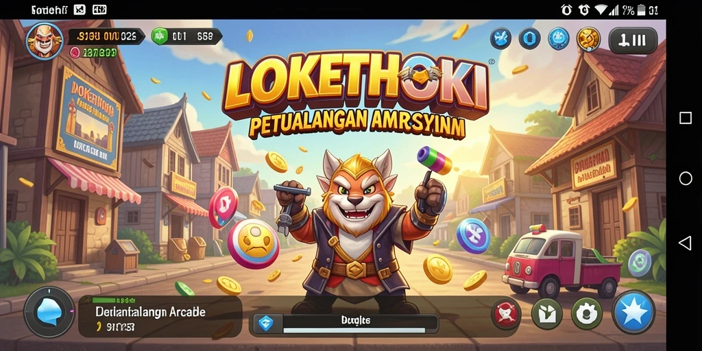 Tangkapan layar gameplay LOKETHOKI yang menunjukkan momen seru dan penuh aksi.