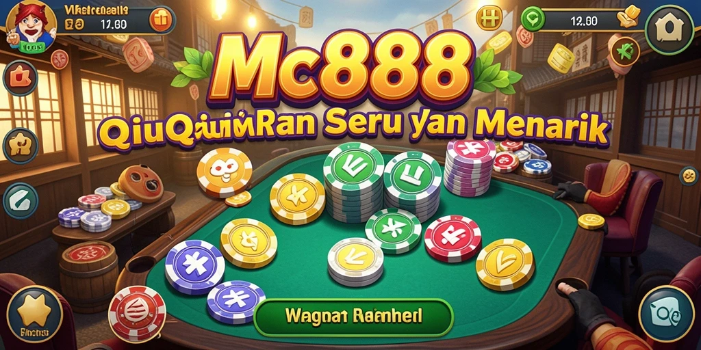 Tampilan gameplay QiuQiu yang mendebarkan di MC888.