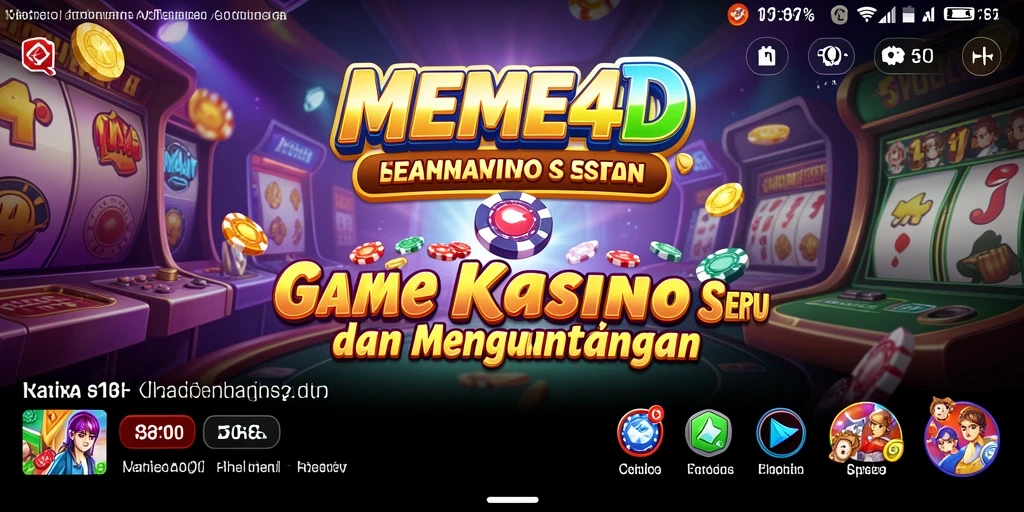 Tangkapan layar gameplay MEME4D yang mendebarkan dan penuh warna.