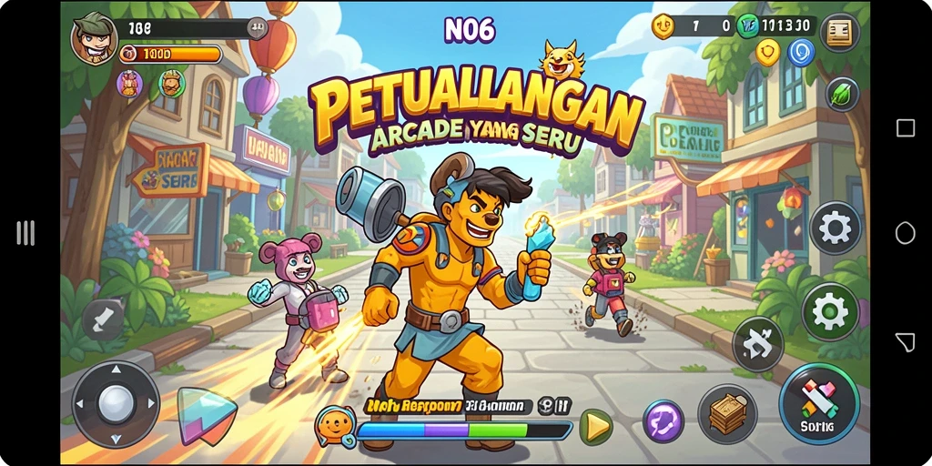 Tampilan gameplay seru dan menegangkan dari N06.