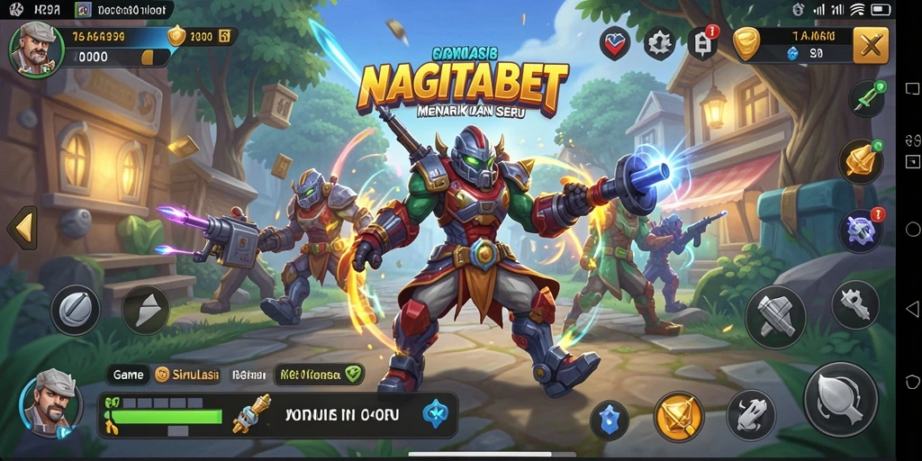 Tampilan gameplay NAGITABET yang memukau dan penuh warna.