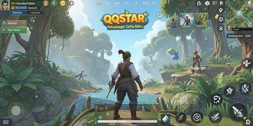 Gameplay menarik dalam dunia terbuka QQSTAR.