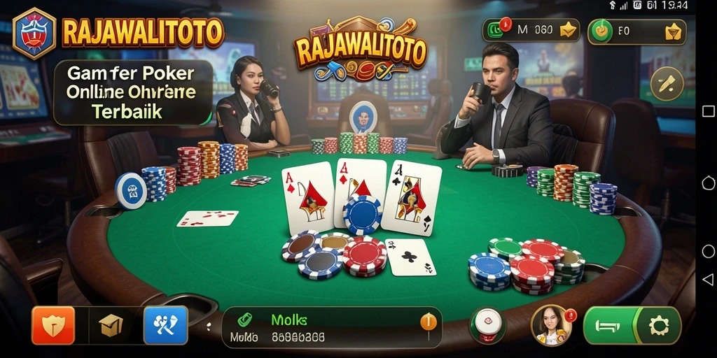 Tangkapan layar RAJAWALITOTO menampilkan aksi seru permainan Poker.