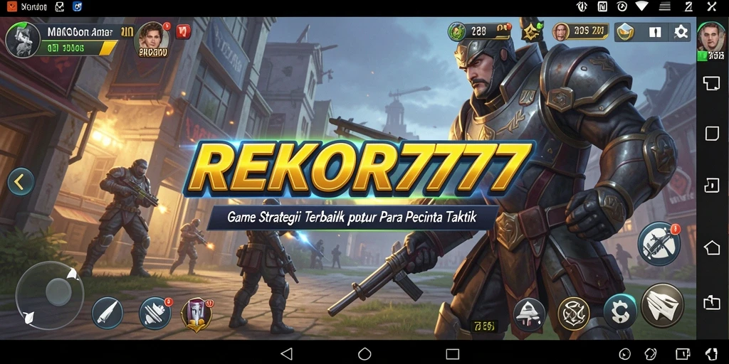 Tampilan permainan strategi yang menegangkan di REKOR777.