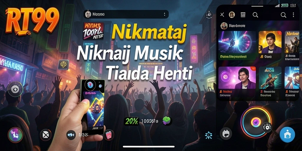 Tampilan gameplay RT99 yang interaktif dan penuh warna.